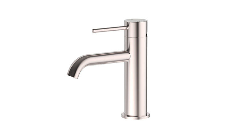 ACL OTUS Slimline Curved Spout Basin Mixer | Chrome, Gun Metal, Matte Black, Brushed Gold, Stainless Steel, Brushed Copper