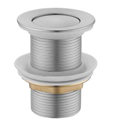 Modern brushed nickel pop up basin waste for bathroom vanities by Secasa Home