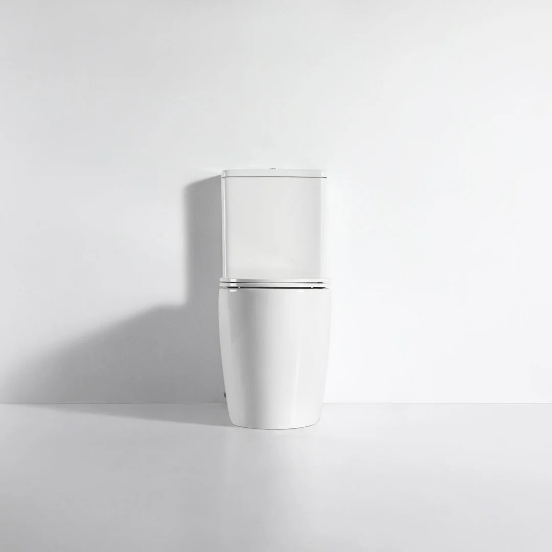 Mercio Walton Quiet Flush Back to Wall Gloss White Toilet Suite