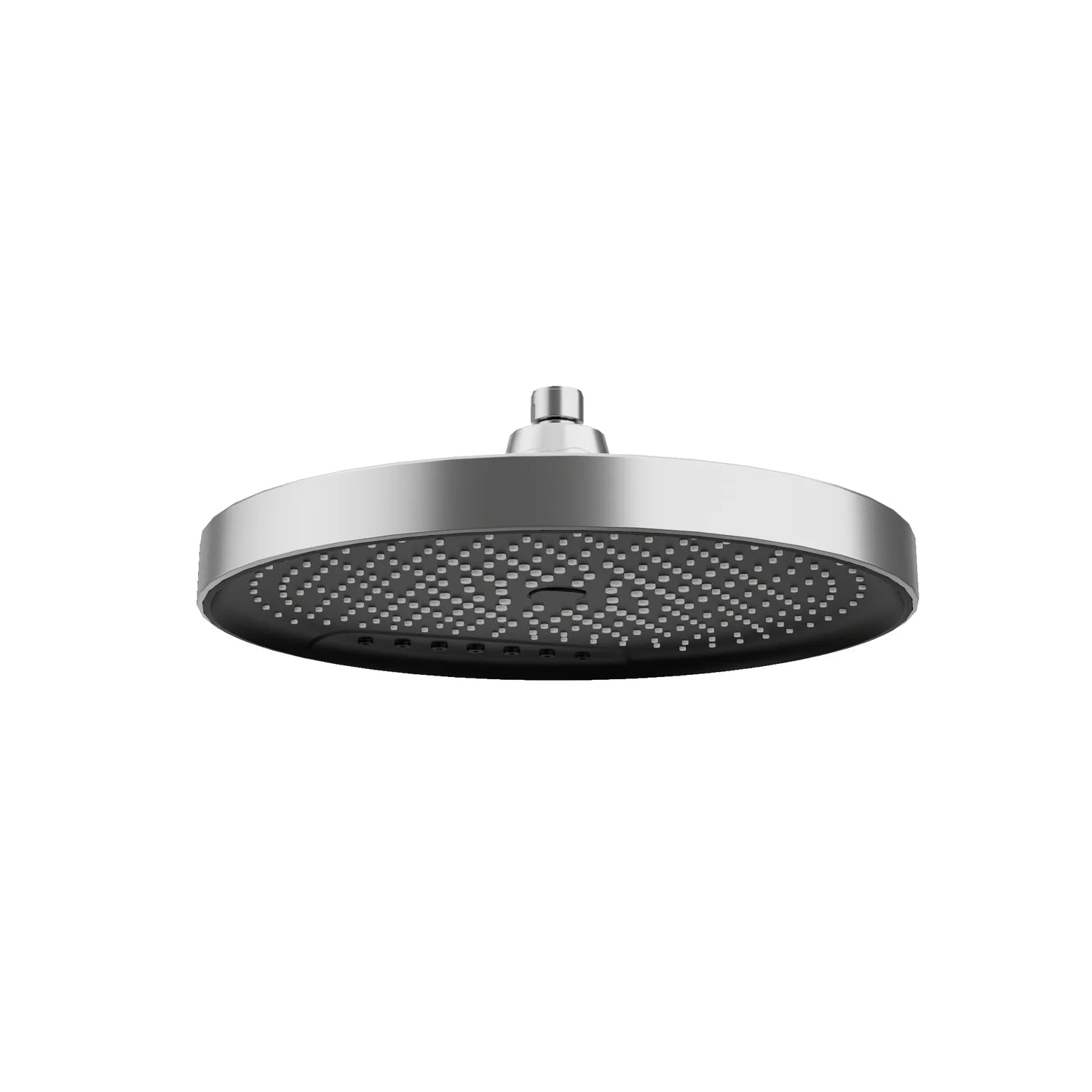 Chrome AMOZA 300mm Round Shower Head with Waterfall Mode on a white background