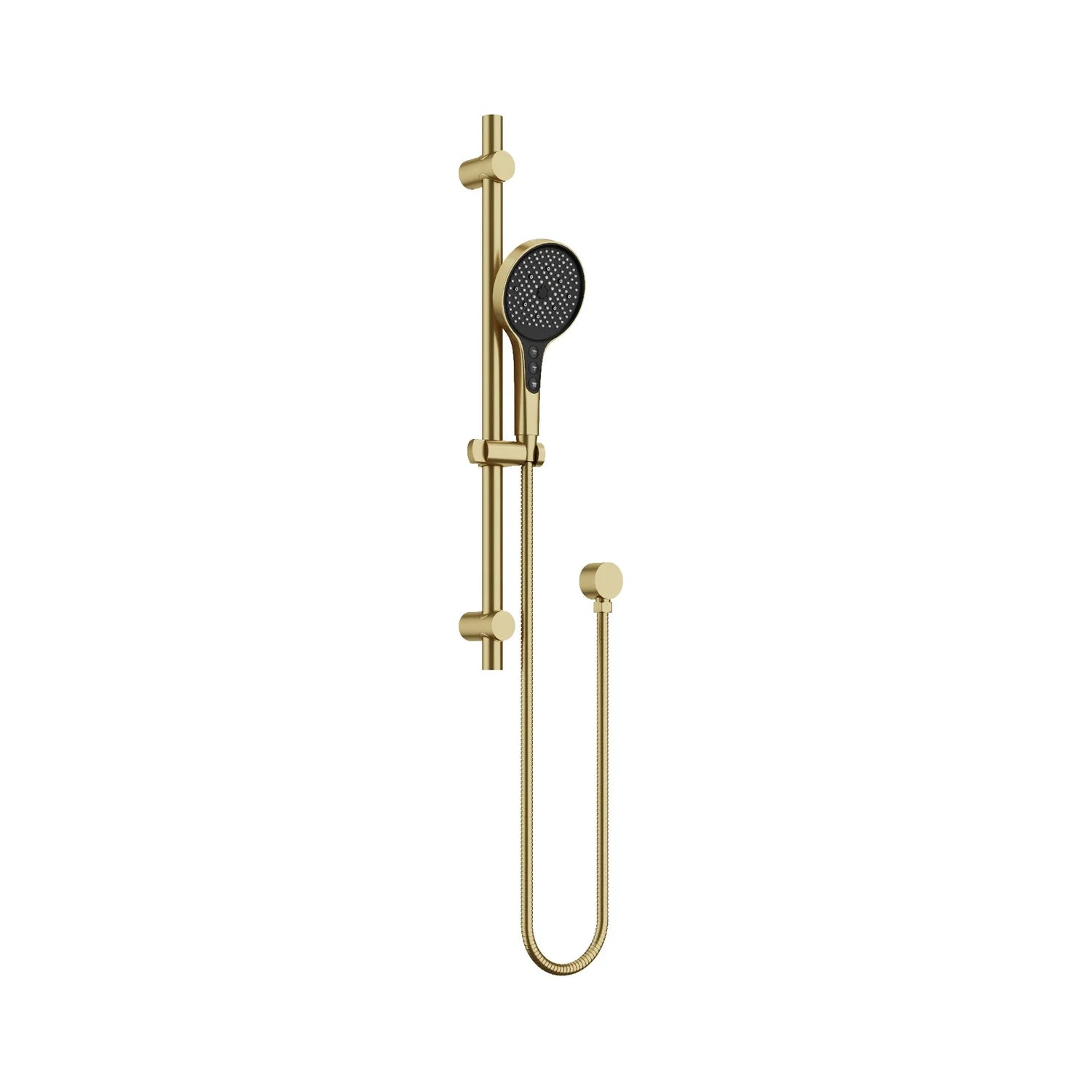 Brushed Gold AMOZA 5-Function Hand Shower on Rail Set