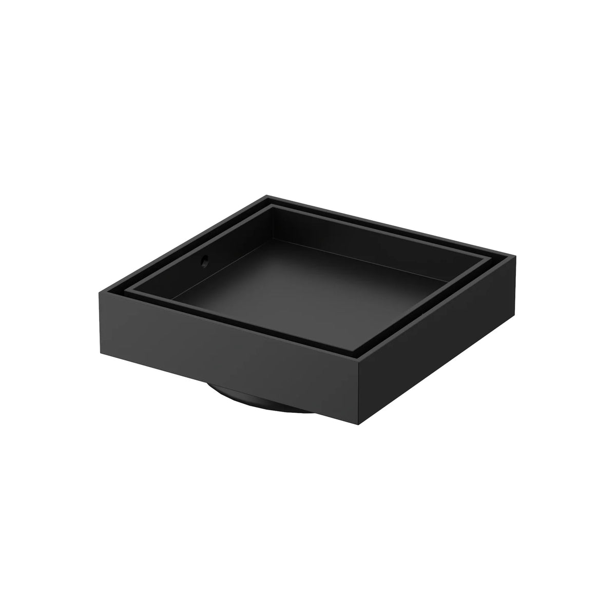 Amoza DN100 316 Stainless Steel Tile Insert Grate in Matte Black - SKU W636MB