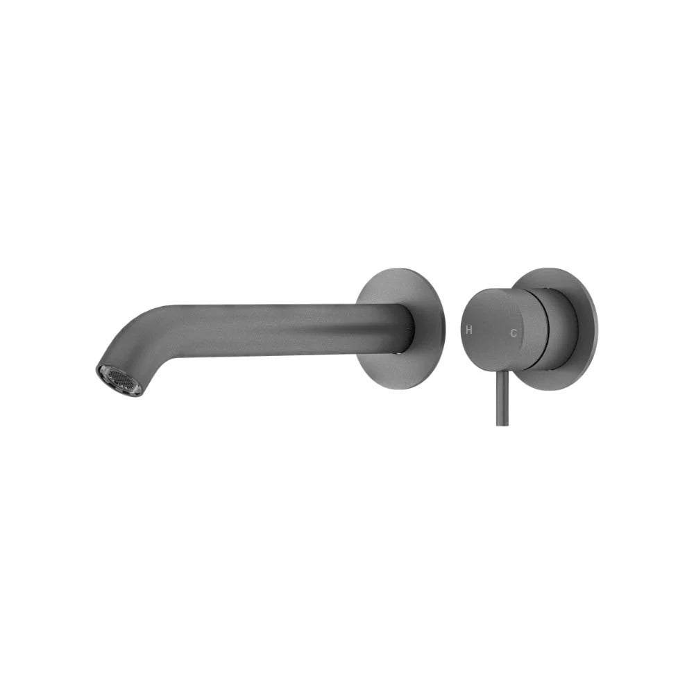Gunmetal wall mixer tap set, modern bathroom tapware from Secasa Home