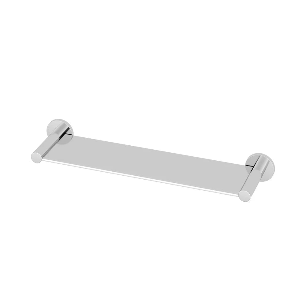 Amoza Shower Shelf in Chrome finish - SKU AM-AC203CP - Stainless steel bathroom wall mounted shelf