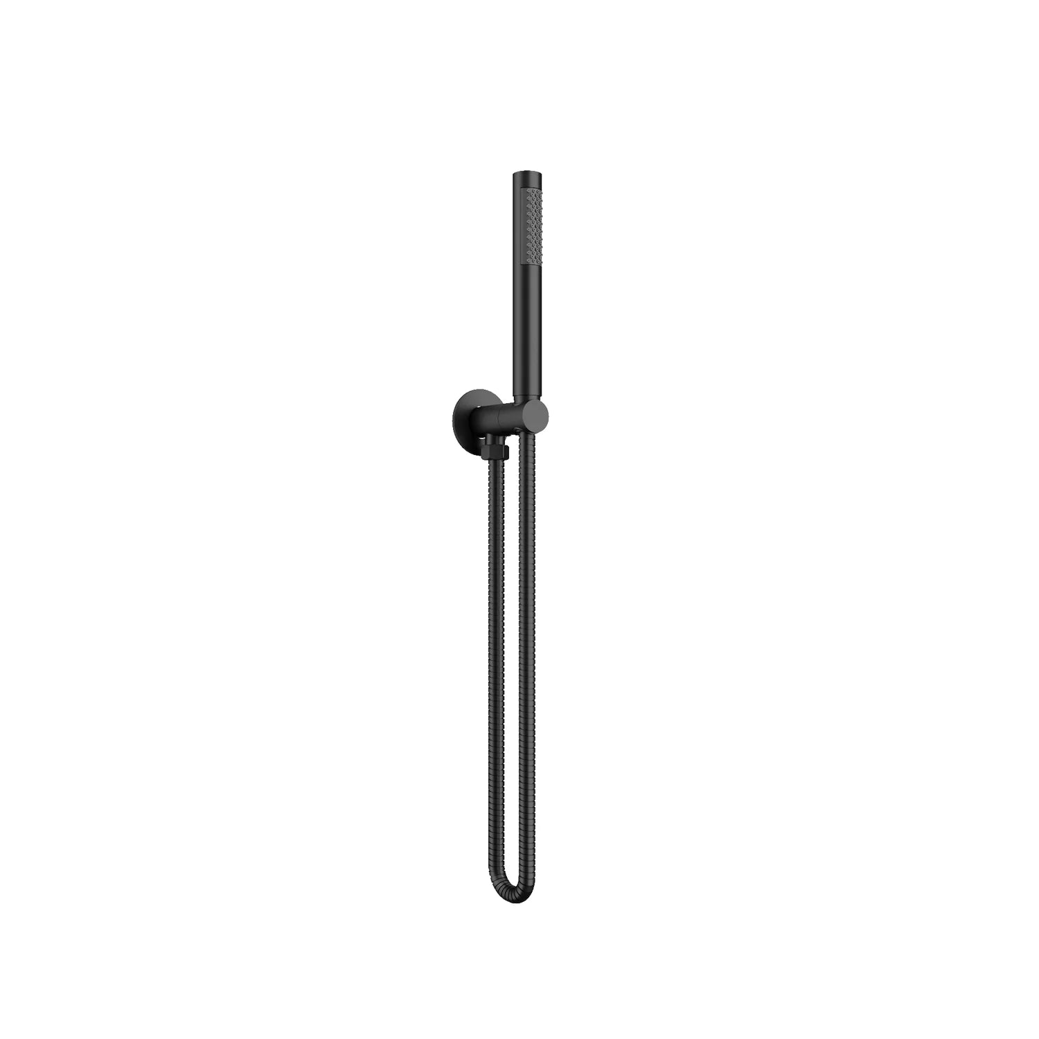 Modern matt black wall bracket shower kit with handheld wand from Secasa Home
