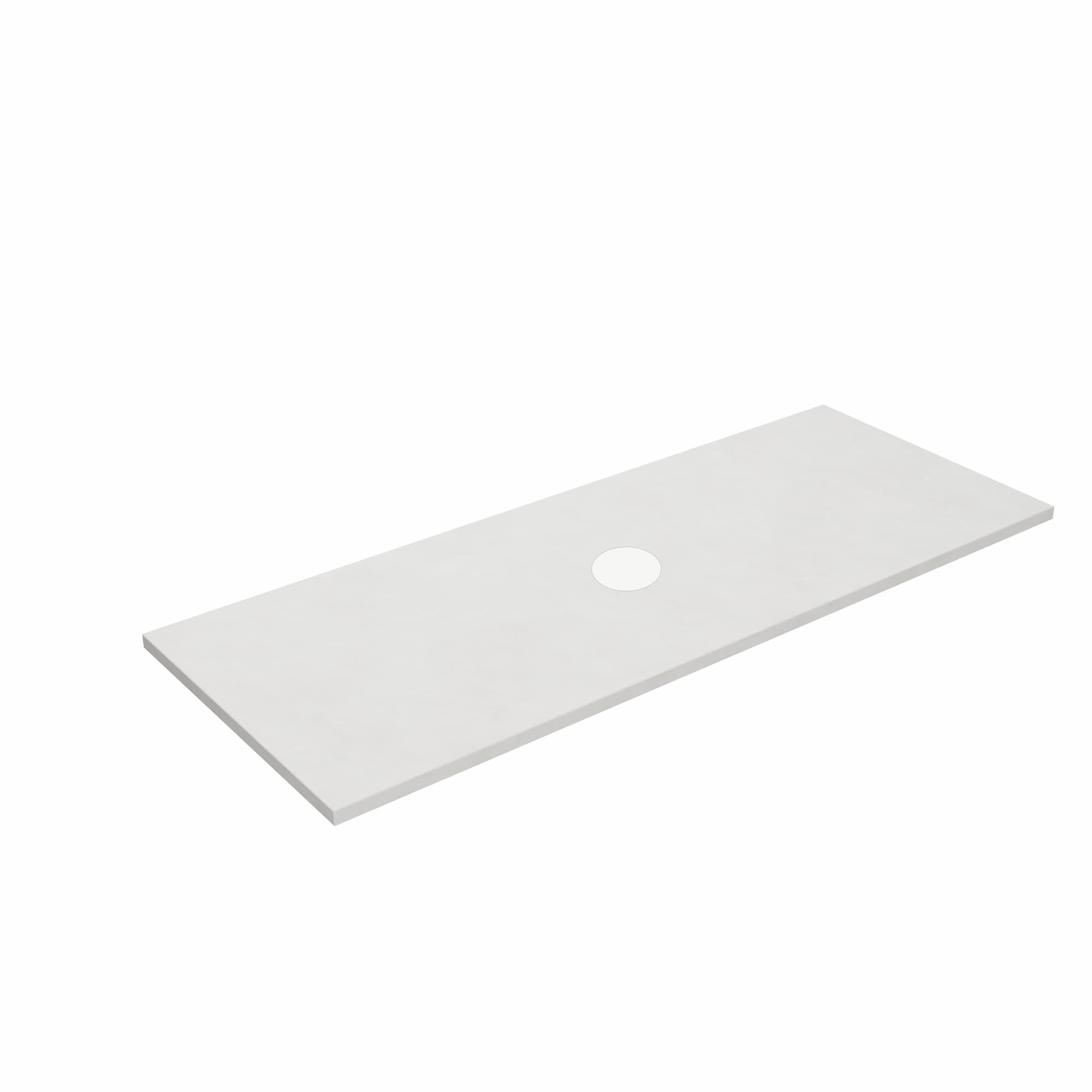 1200mm Single Waste Blanco White WG034 Zero Silica Stone Top