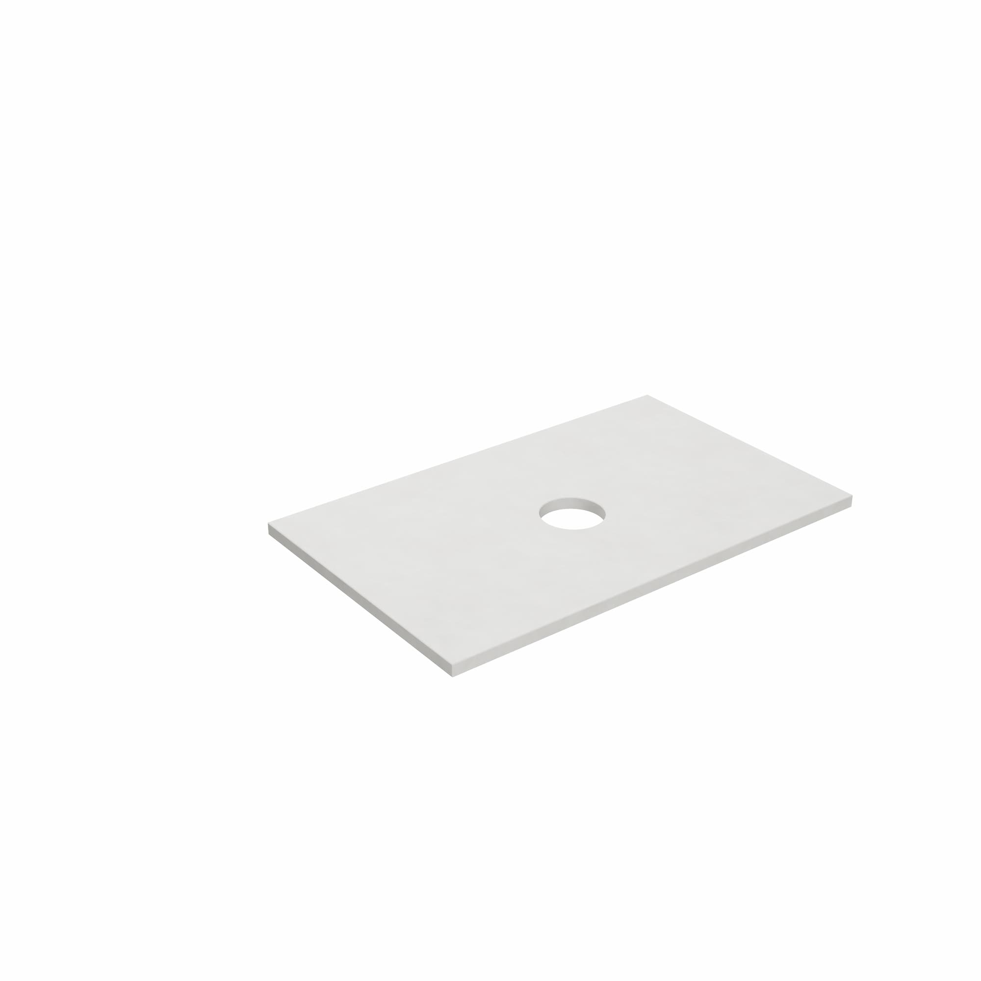 Blanco White WG034 Zero Silica Engineered Stone Top 750mm