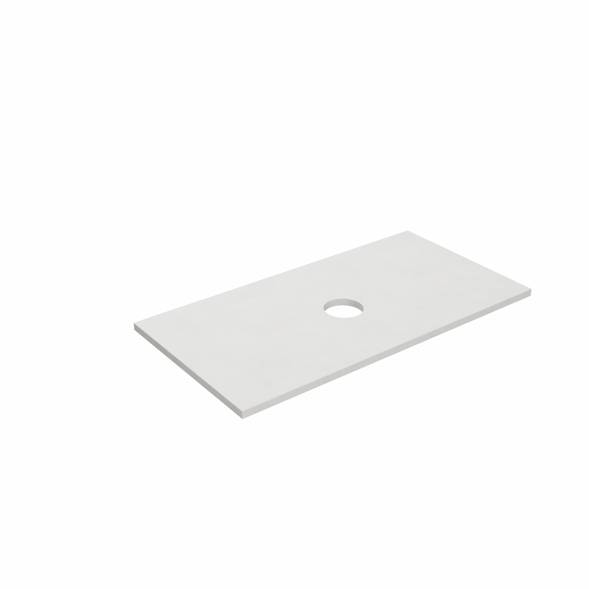 Blanco White WG034 Zero Silica Engineered Stone Top 900mm