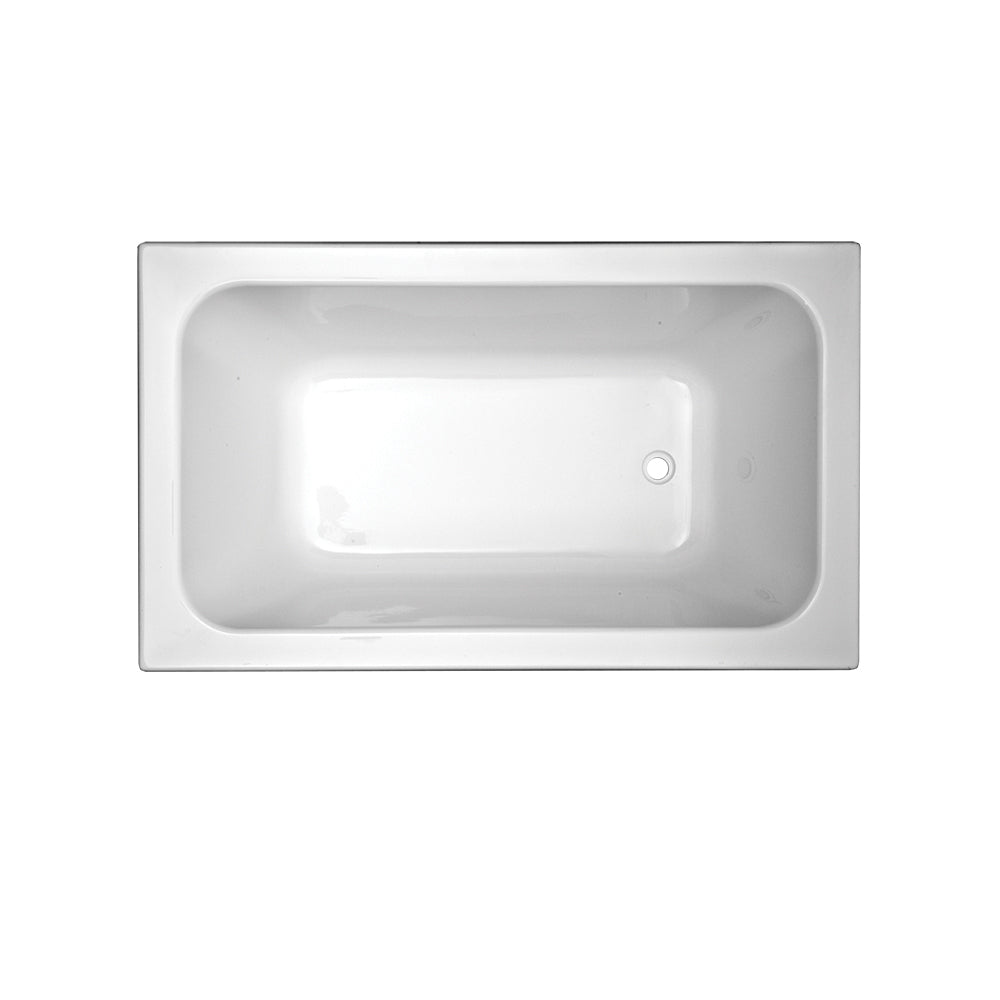 Broadway Grandisimo 1400mm Gloss White Built-in Acrylic Bathtub (non-jetted version).
