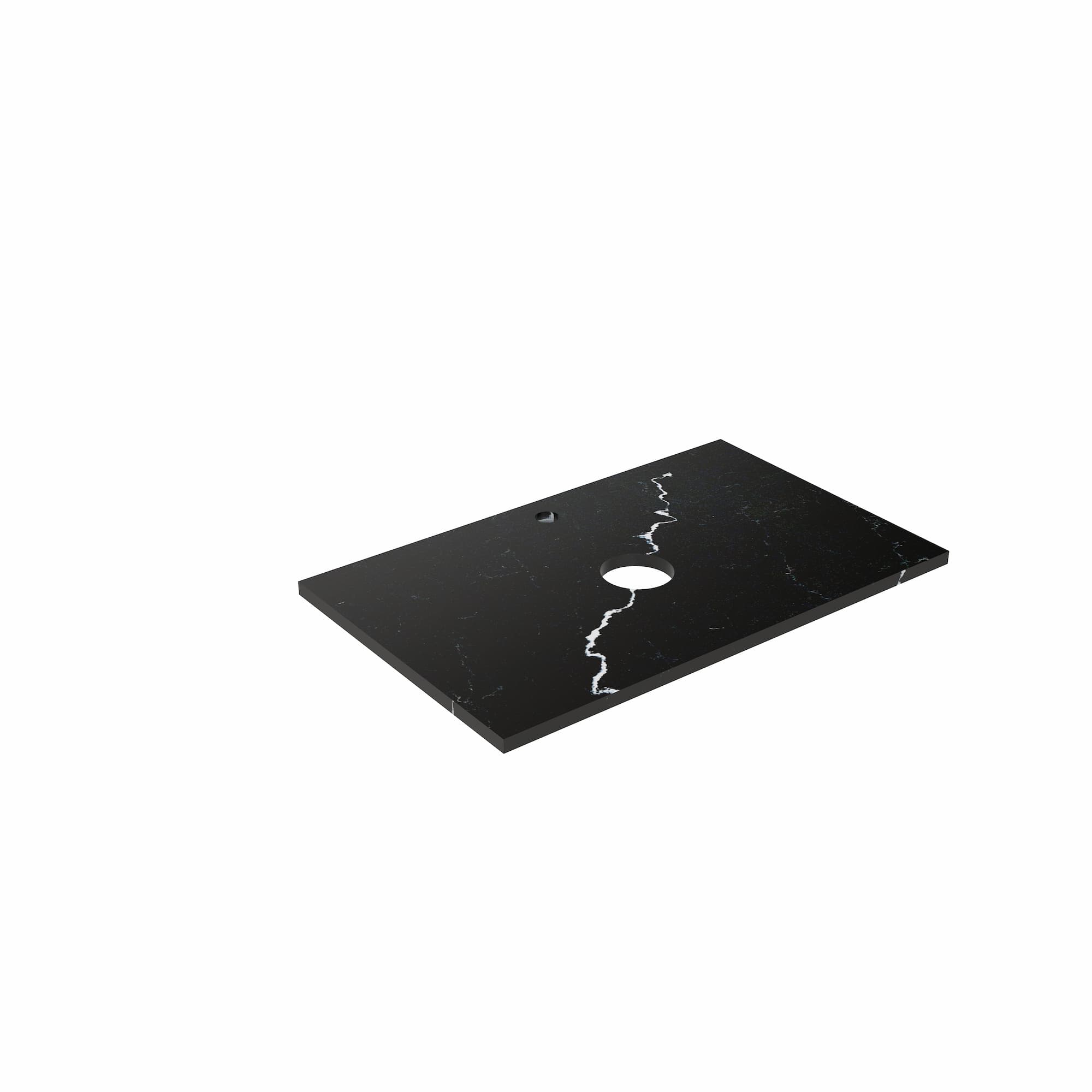 Calacatta Night WG485 Zero Silica Engineered Stone Top 750mm