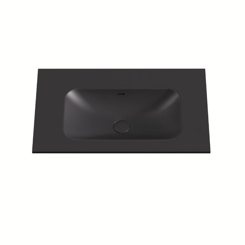 Lukka Chasey Solid Surface Undermount Vanity Top | 600mm-1800mm | Matt White / Matt Black
