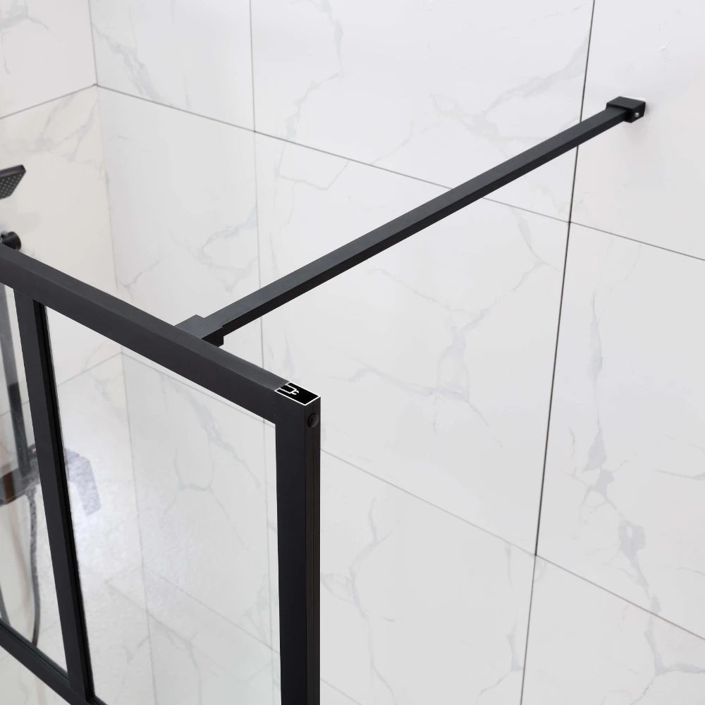 Close-up of the unique 6 irregular black printing grills on 6mm tempered glass.