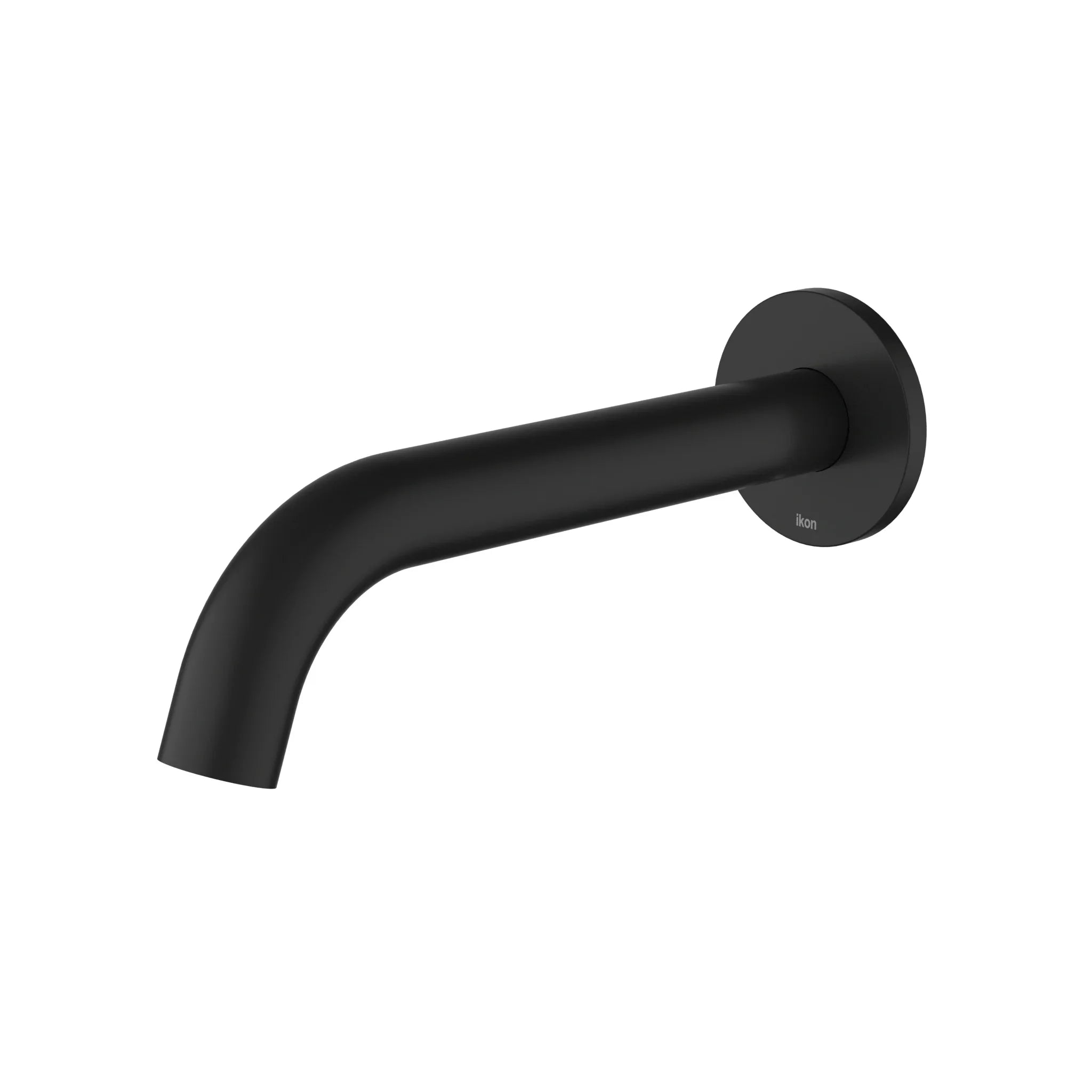 Modern matt black wall-mounted bathroom spout tapware from Secasa Home