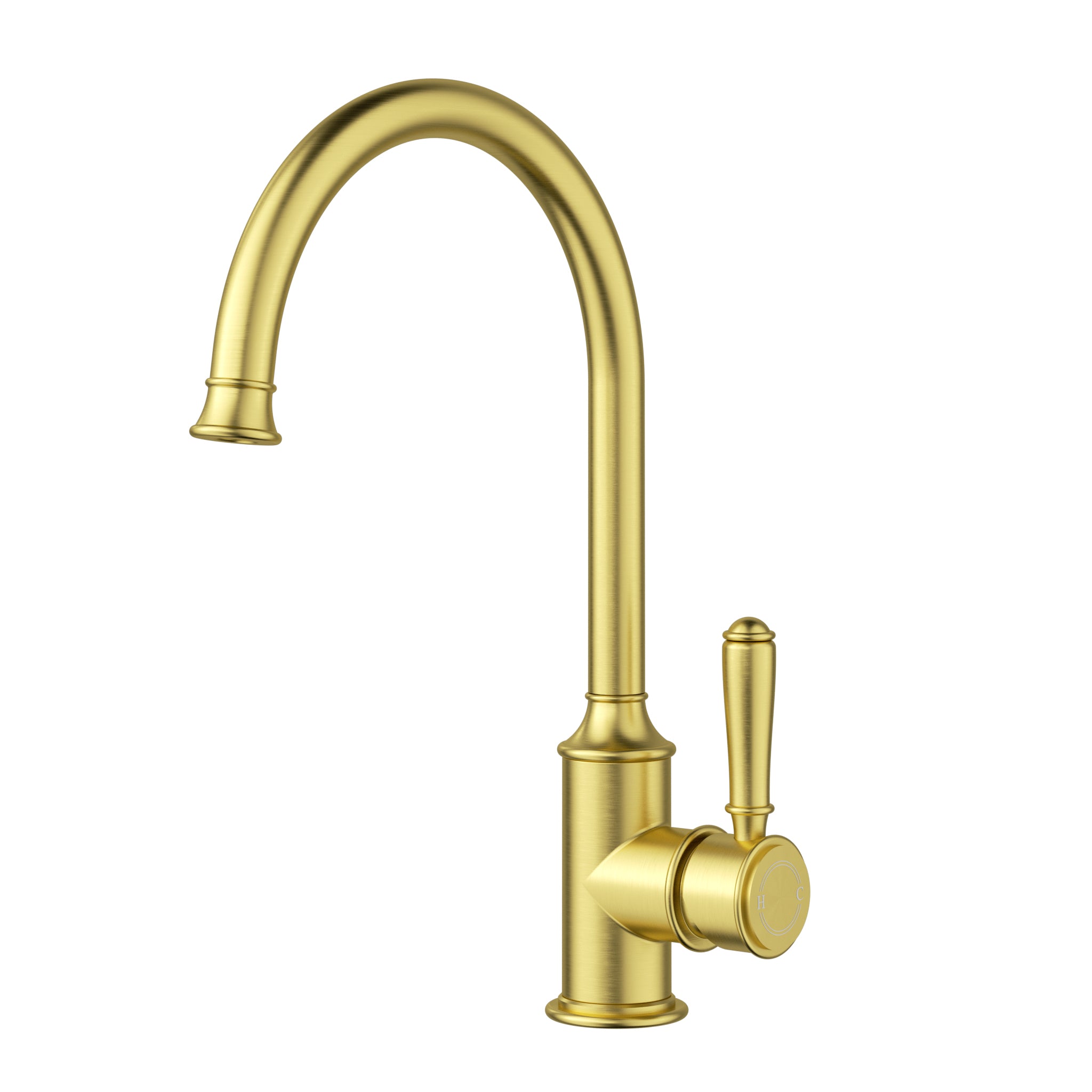 IKON CLASICO Gooseneck Sink Mixer | Chrome, Brushed Nickel, Matte Black, Brushed Gold