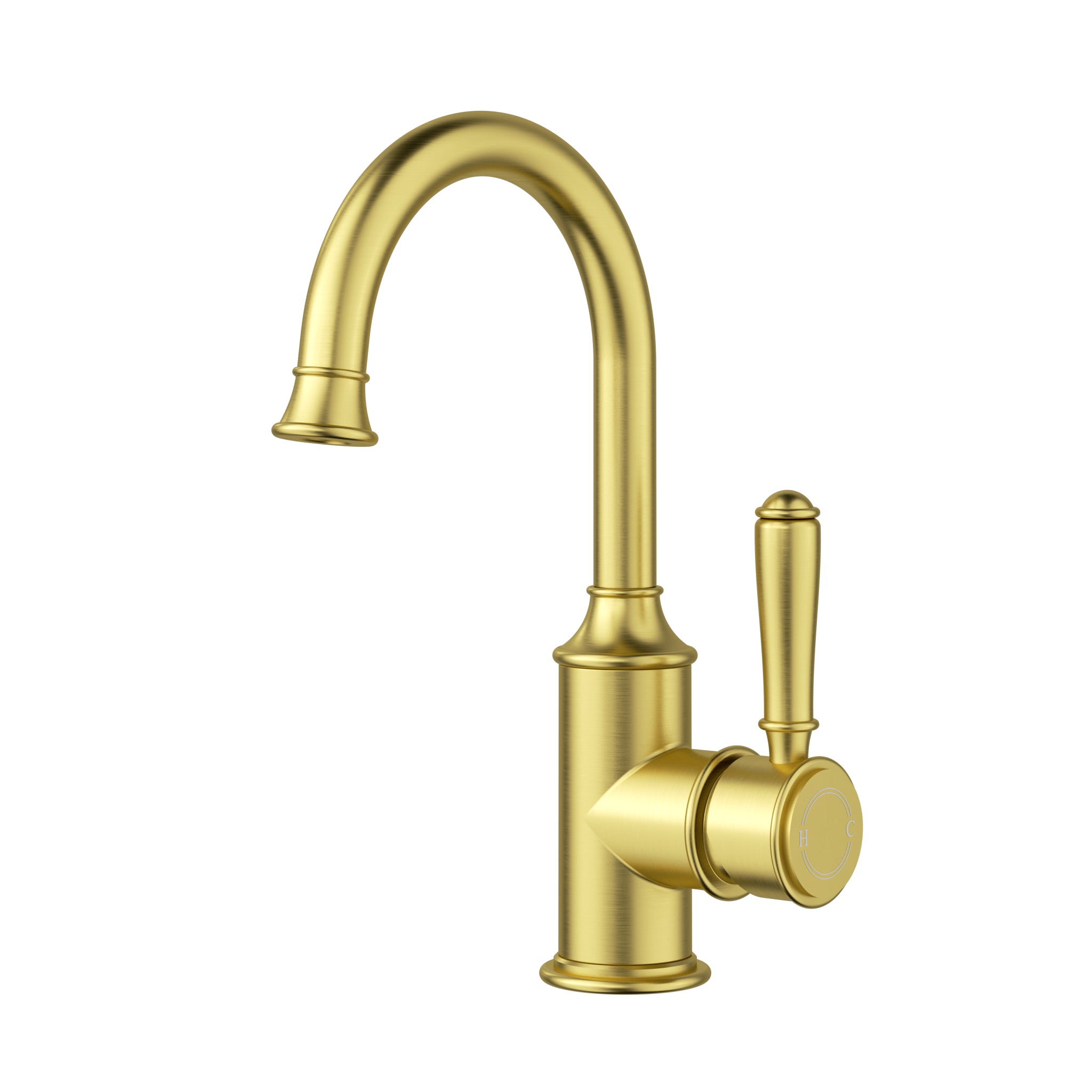 IKON CLASICO Gooseneck Basin Mixer | Chrome, Brushed Nickel, Matte Black, Brushed Gold