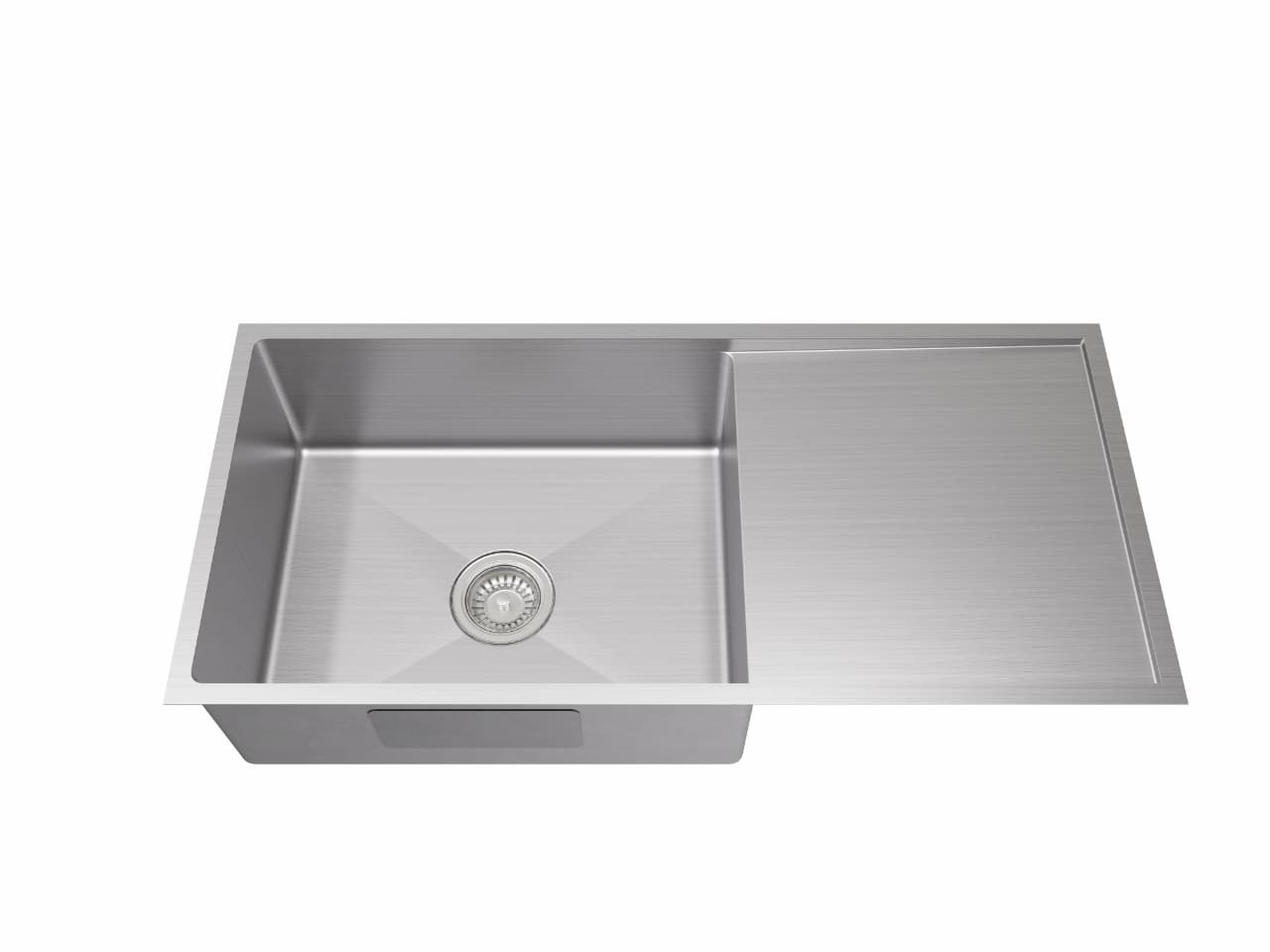 Kliff Stainless Steel Sink 980×440×230 mm – single bowl kitchen sink