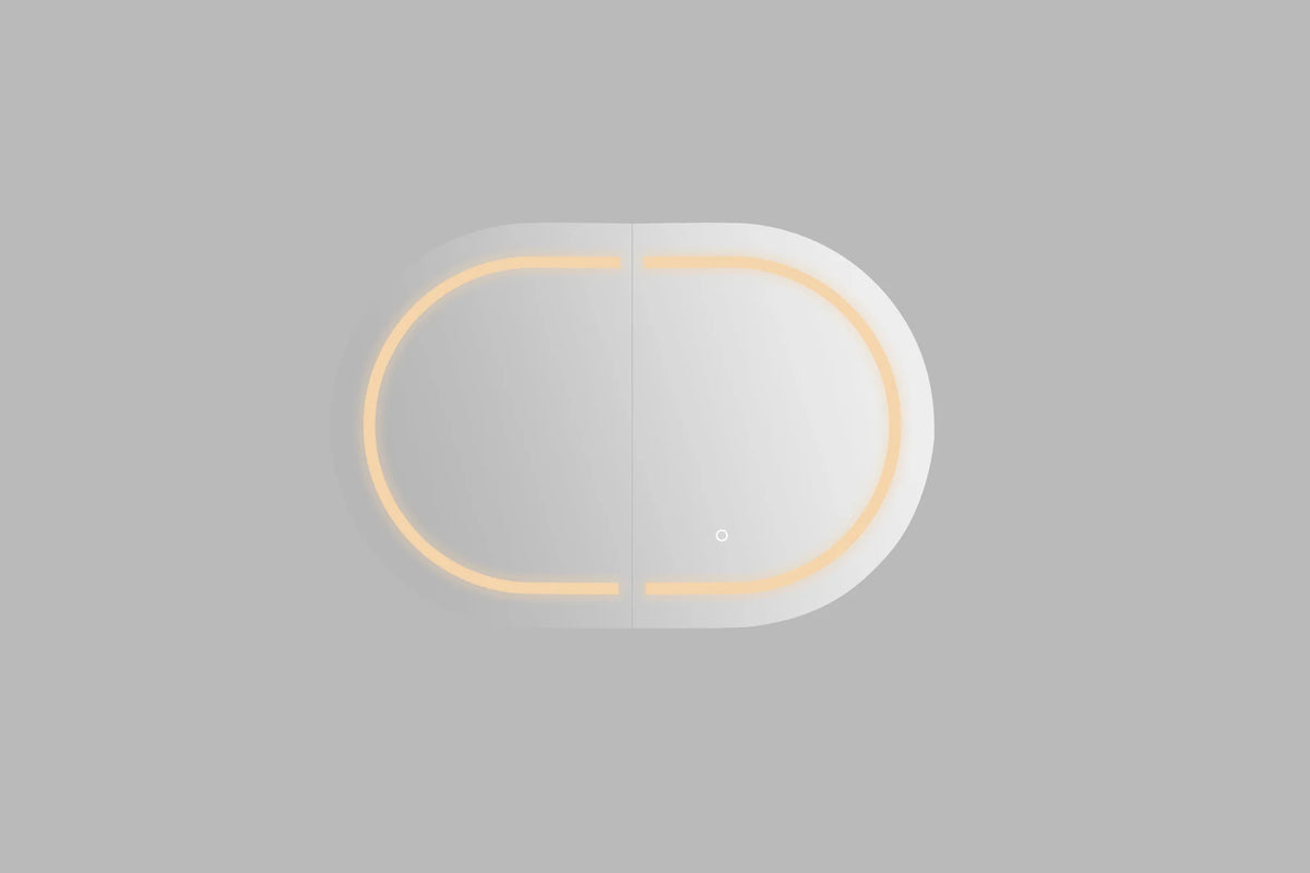 Lukka Allison 3-colour LED shaving cabinet product view 19