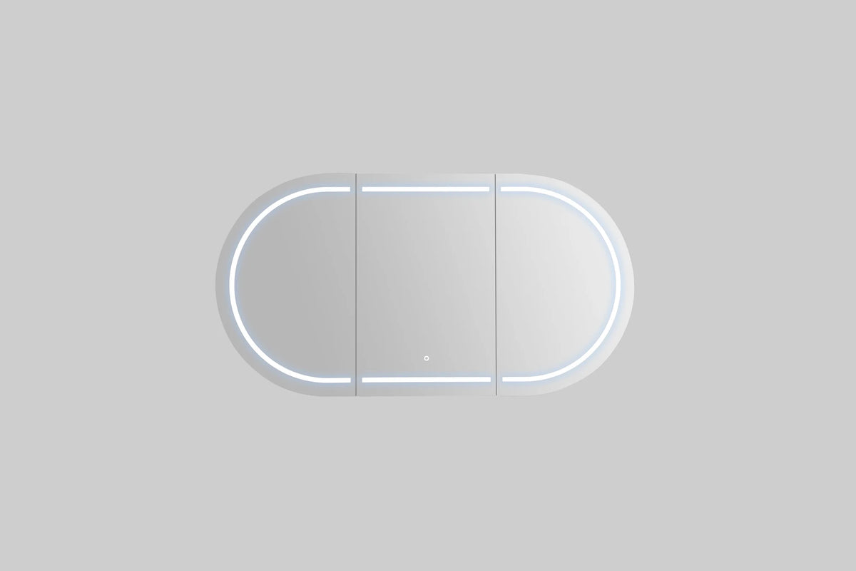 Lukka Allison 3-colour LED shaving cabinet product view 2