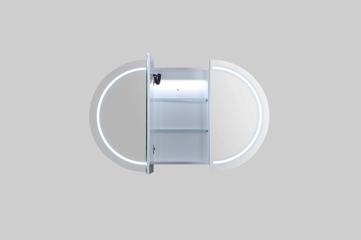 Lukka Allison 3-colour LED shaving cabinet product view 31