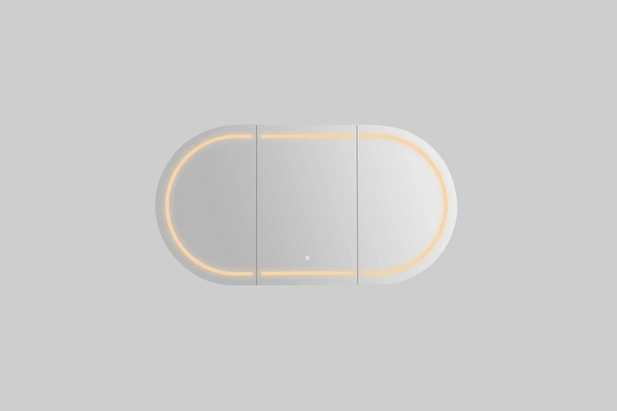 Lukka Allison 3-colour LED shaving cabinet product view 4