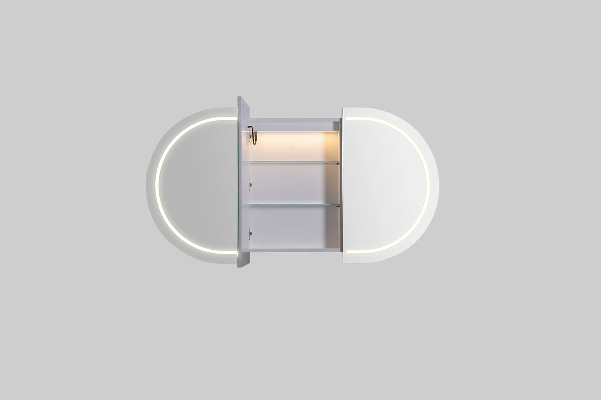 Lukka Allison 3-colour LED shaving cabinet product view 5