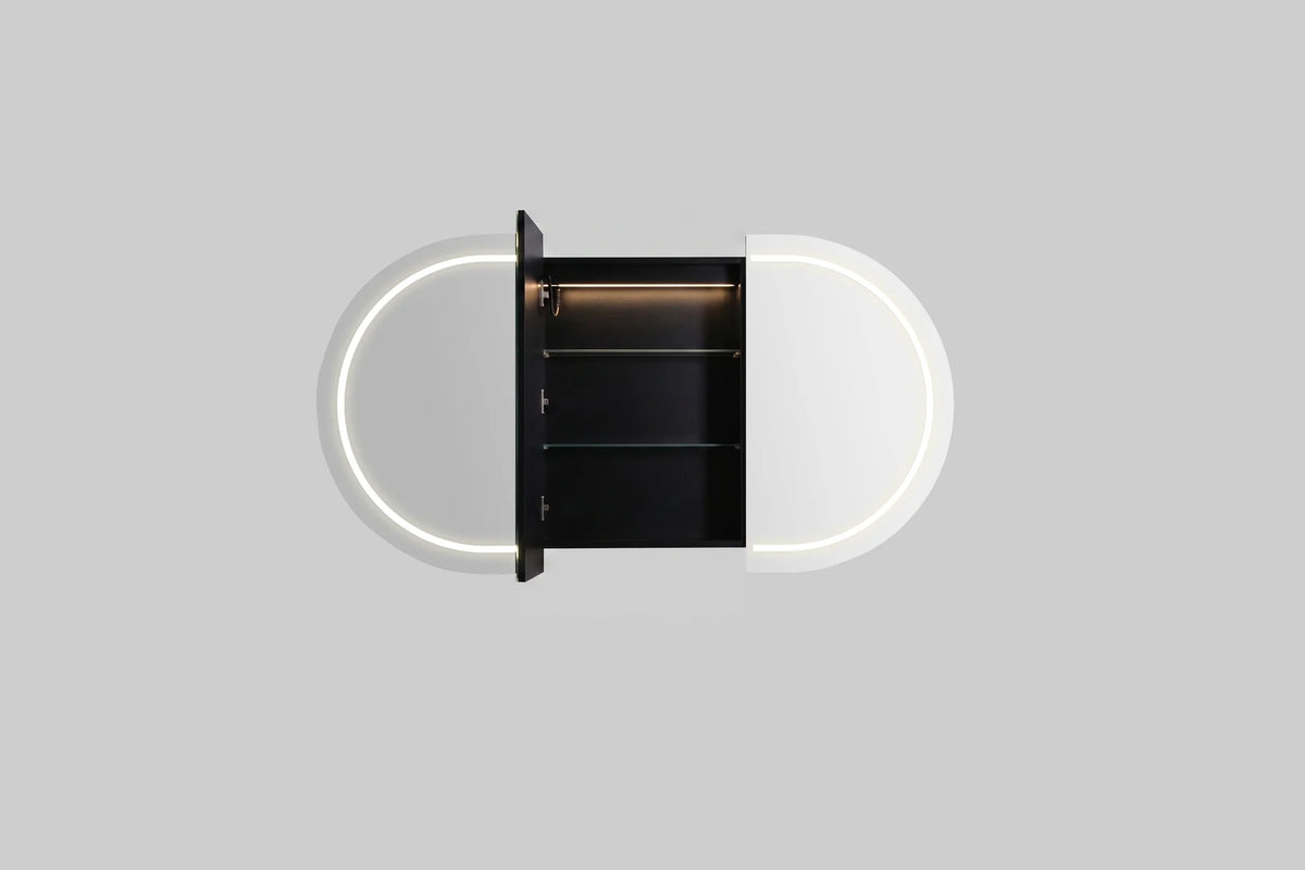 Lukka Allison 3-colour LED shaving cabinet product view 6