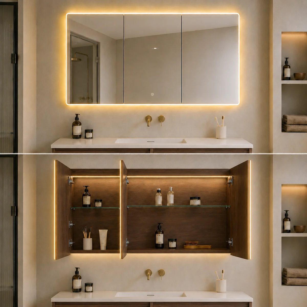 Lukka Avola LED mirror cabinet product view 25