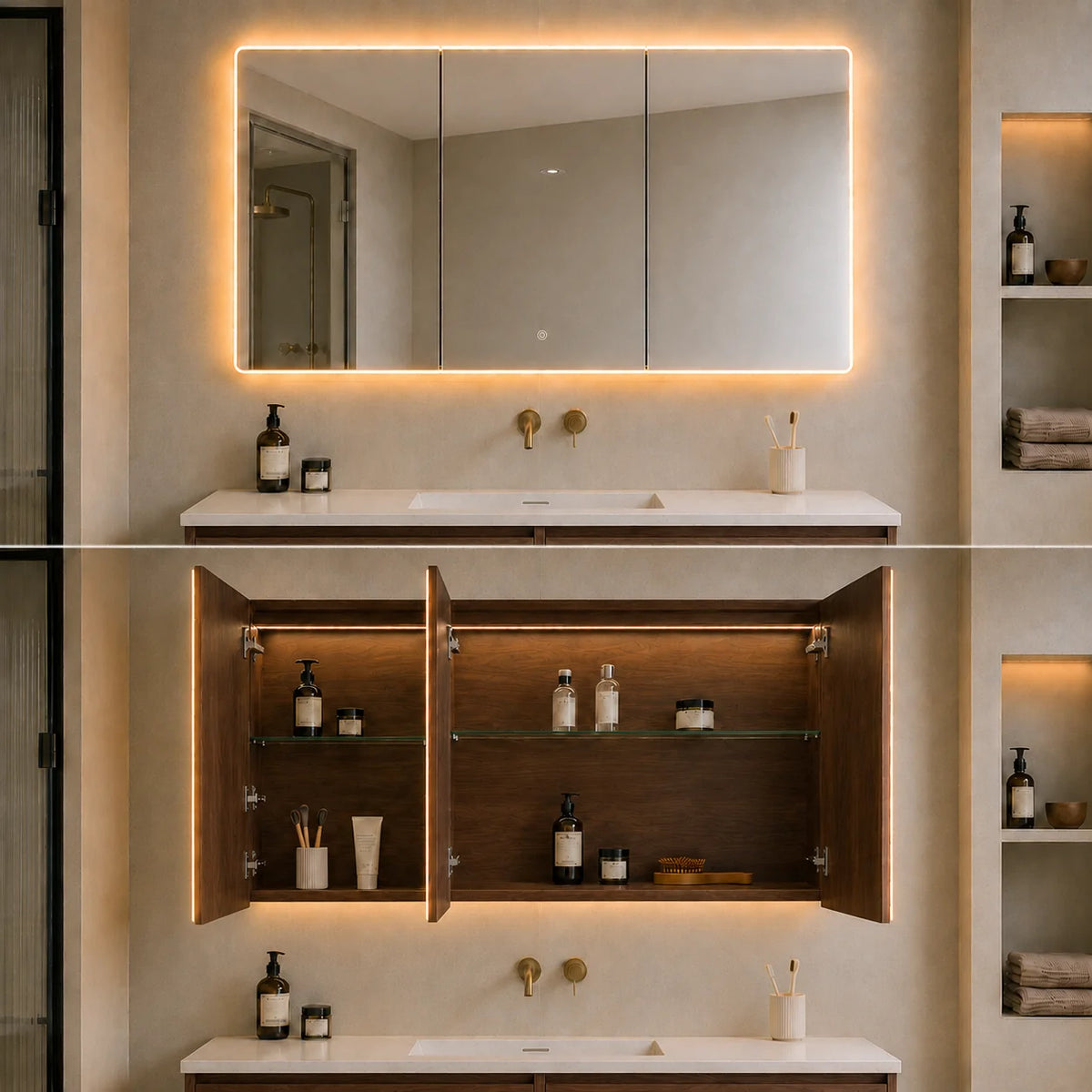Lukka Avola LED mirror cabinet product view 26