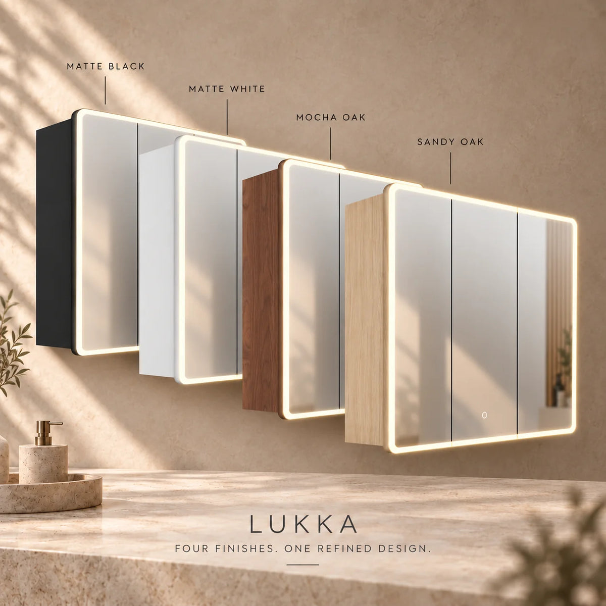 Lukka Avola LED mirror cabinet product view 27