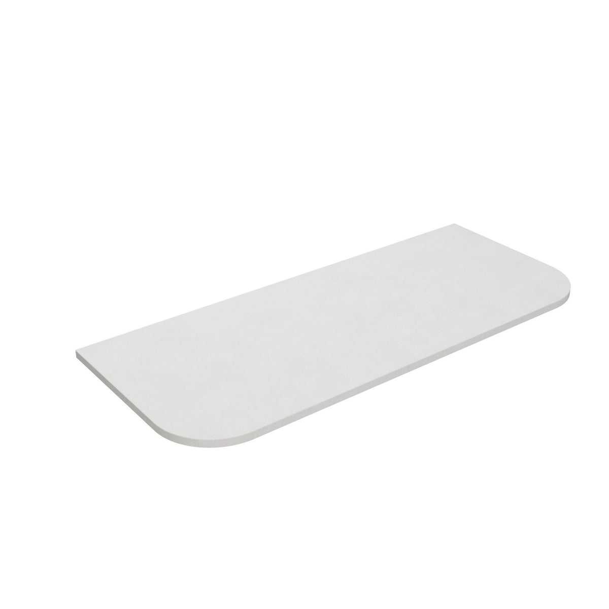 Lukka Blanco White WG034 curved zero silica stone vanity top