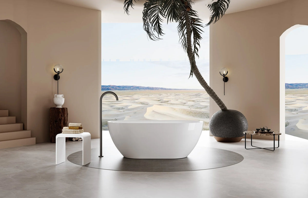 Lukka Ellips acrylic bathtub product view 1