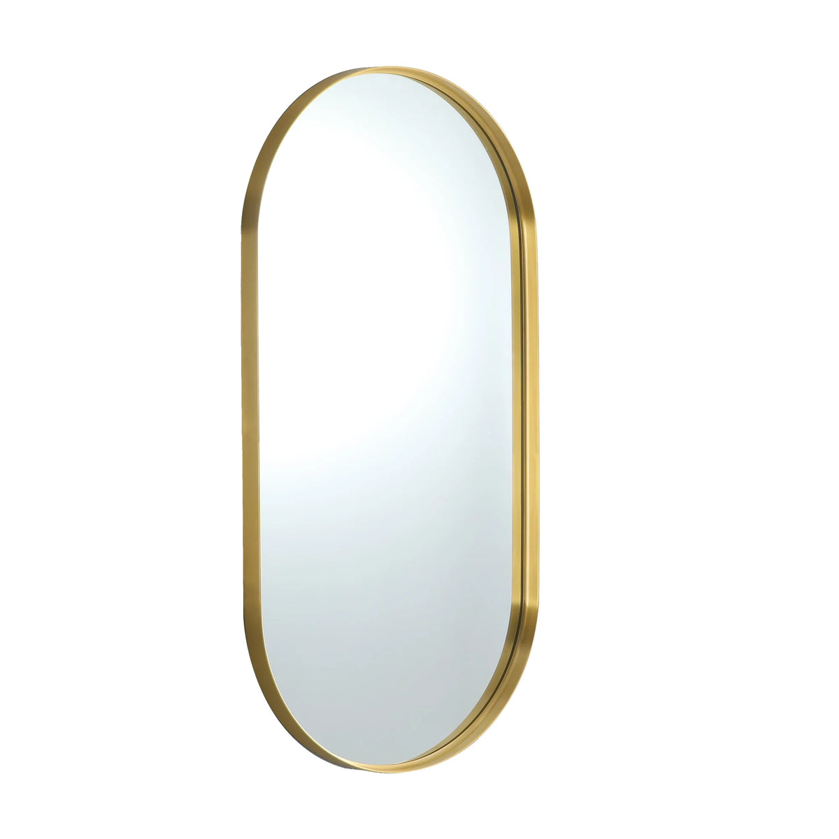 Lukka Ellips framed oval bathroom mirror – LK FM BG 4