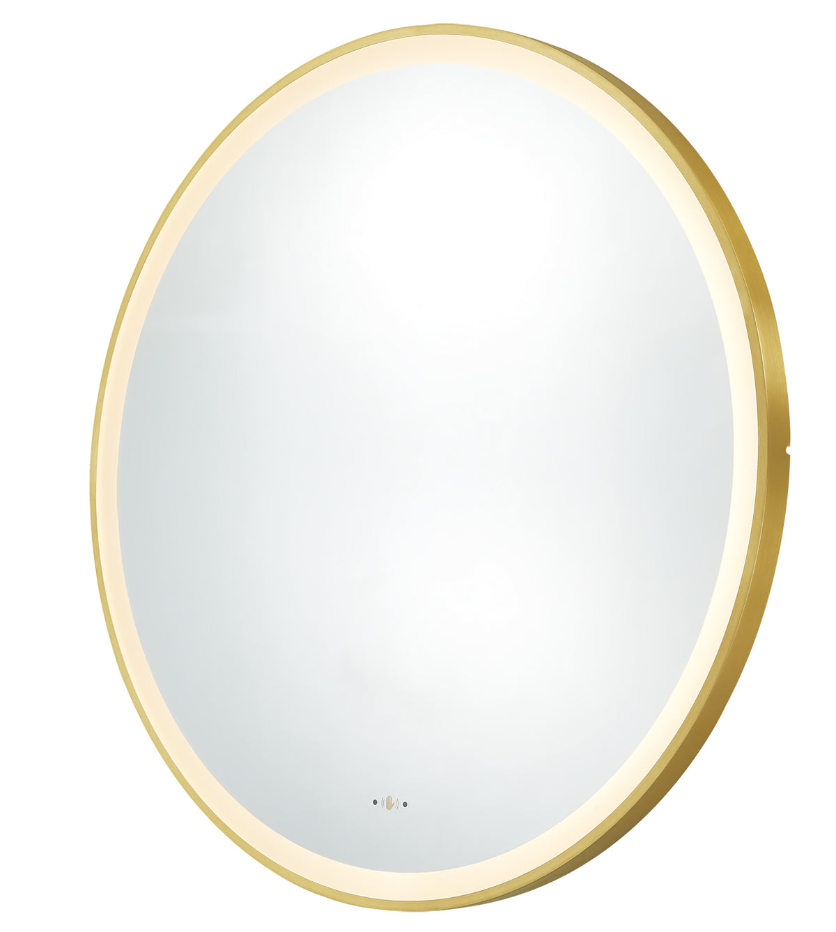 Lukka Orbis framed LED round bathroom mirror – product view