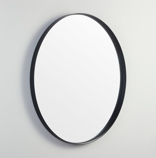 Lukka Orbis framed round bathroom mirror – LK FM MB