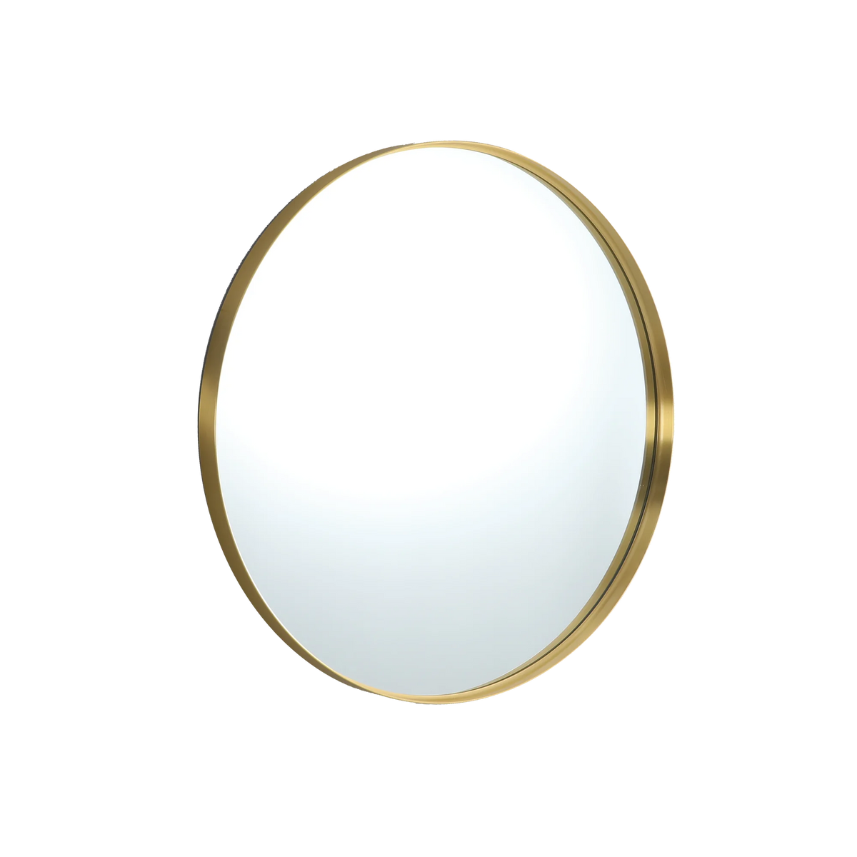 Lukka Orbis framed round bathroom mirror – LK FM900 BG