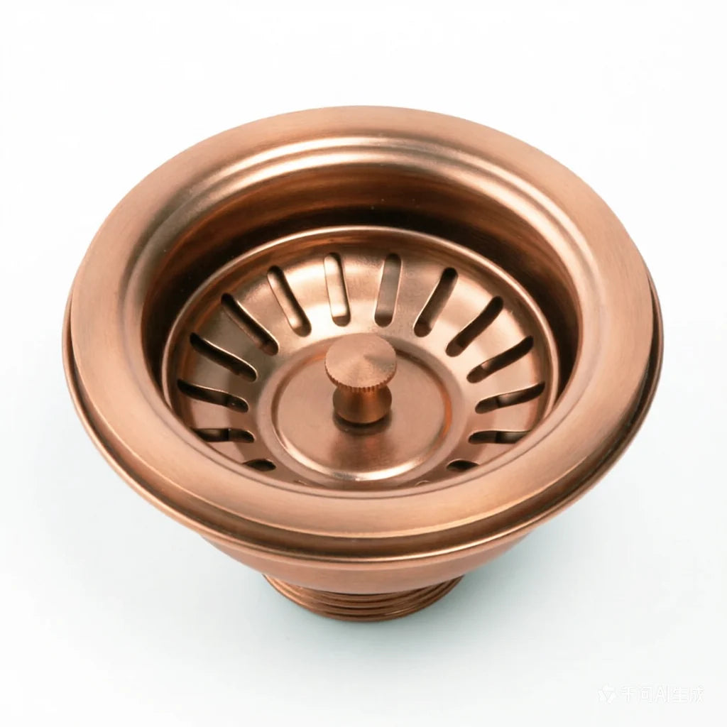 Lukka sink waste in Brushed Bronze finish
