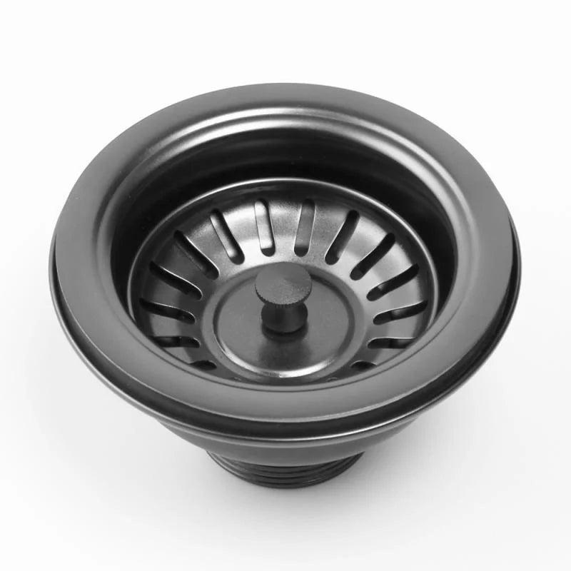 Lukka sink waste in Brushed Gun Metal finish