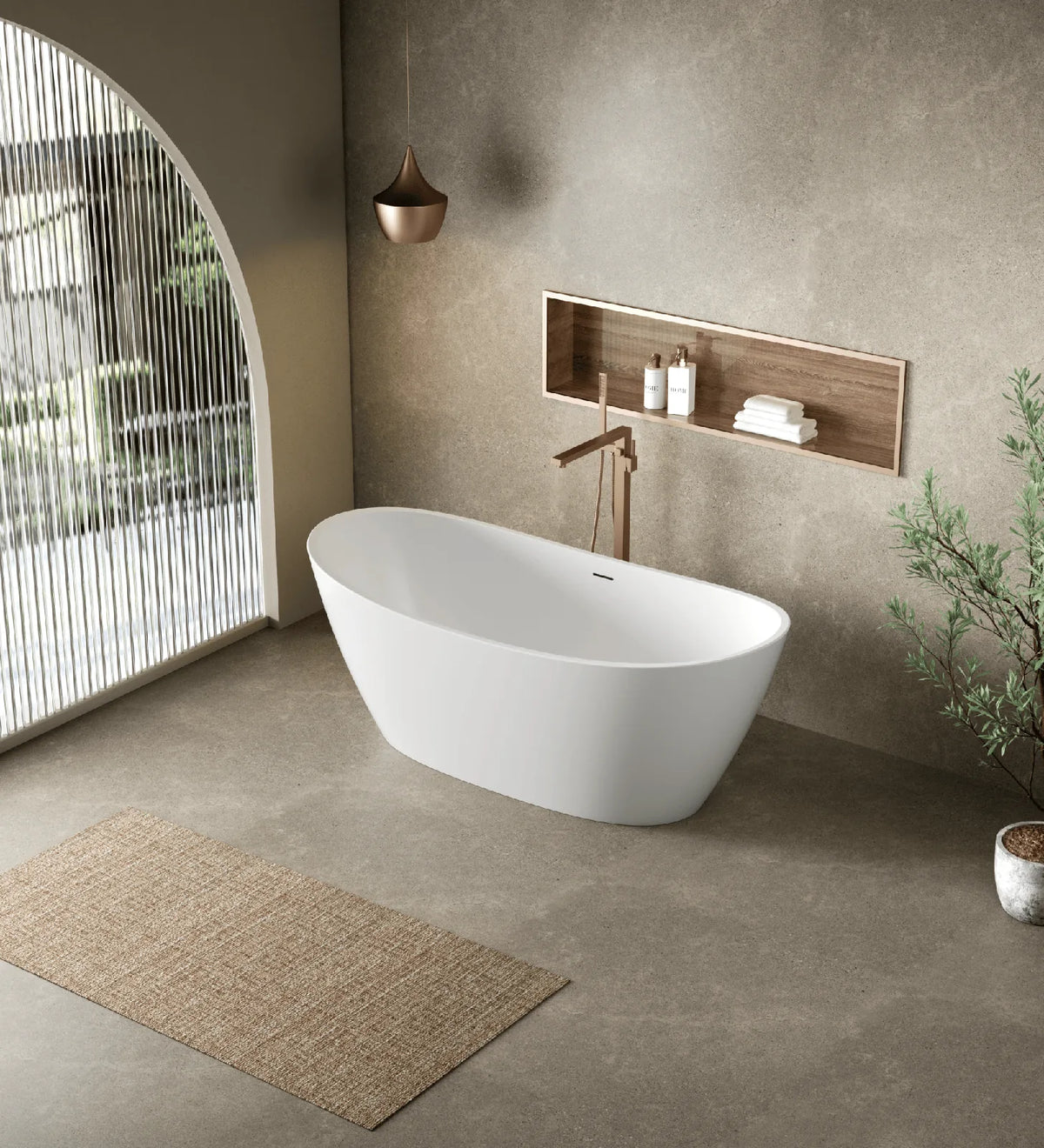 Lukka Valla Ve acrylic bathtub product view 1