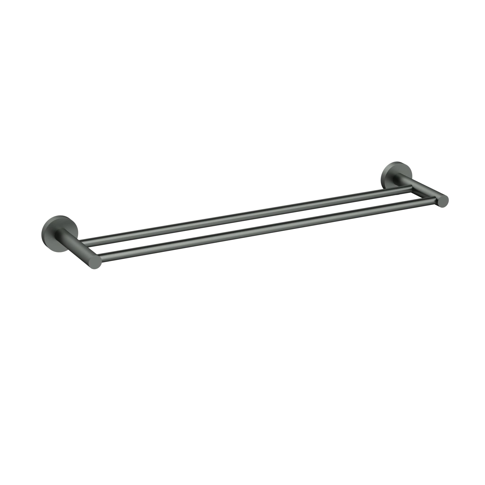 Otus Slimline SS304 Double Towel Rail – Gun Metal Finish