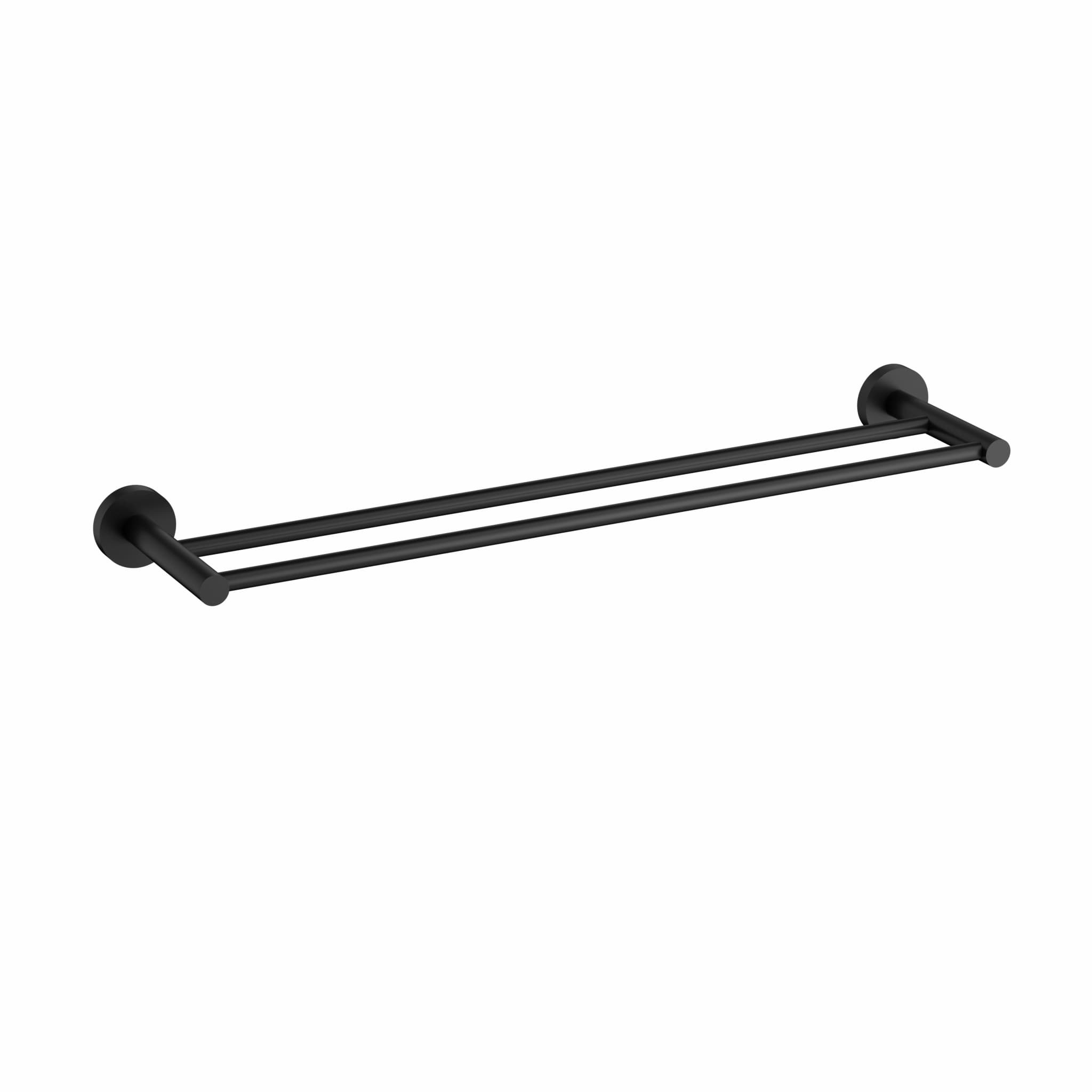 Otus Slimline SS304 Double Towel Rail – Matt Black Finish