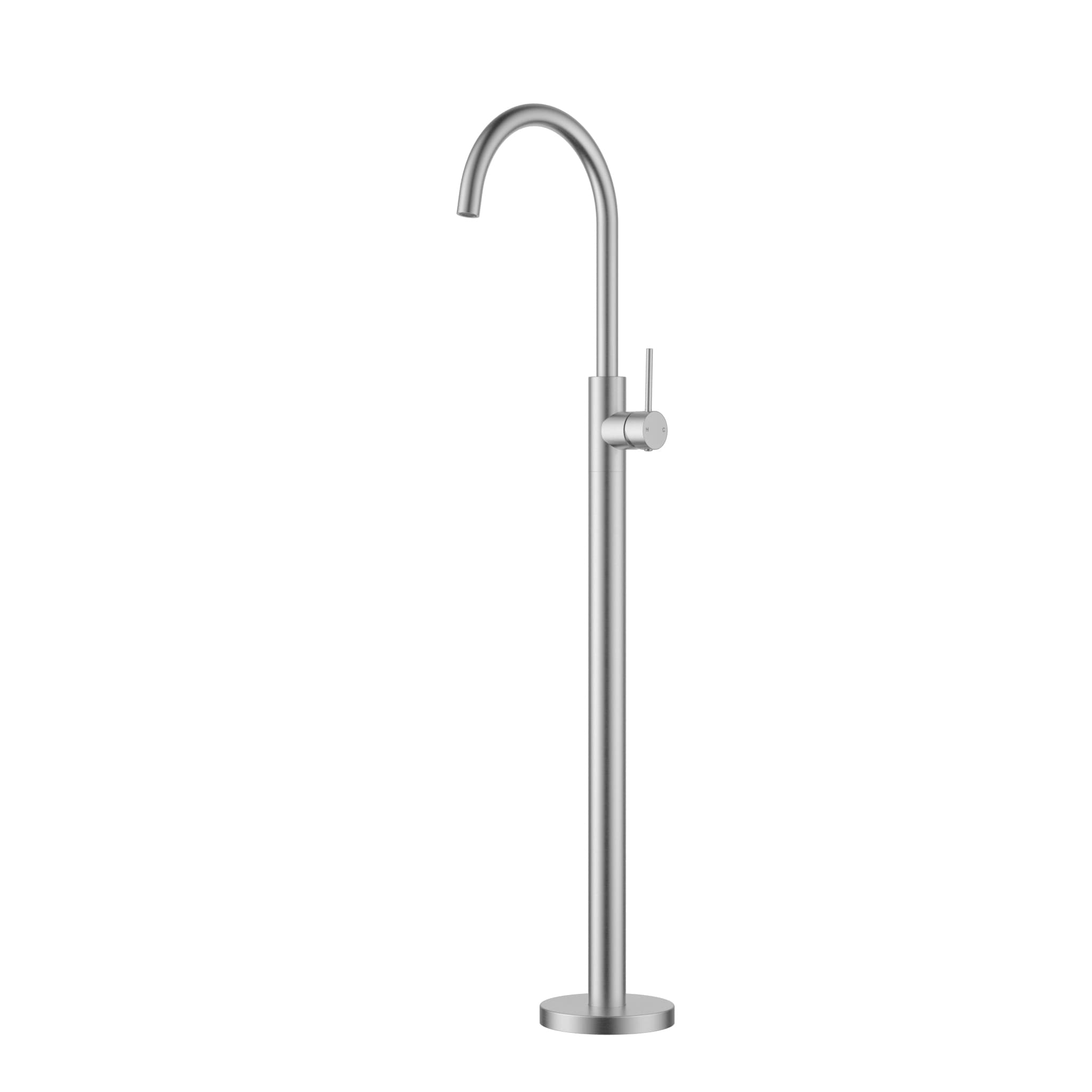 Otus Slimline SS304 Freestanding Bath Mixer – Stainless Steel Finish