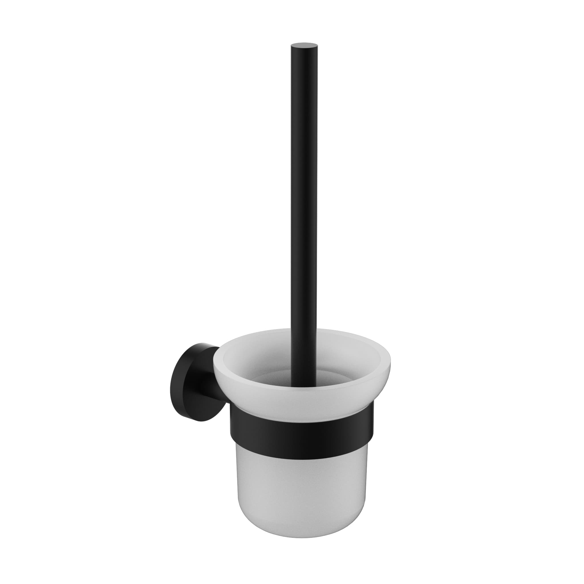 Otus Slimline SS304 Toilet Brush Set – Matt Black Finish