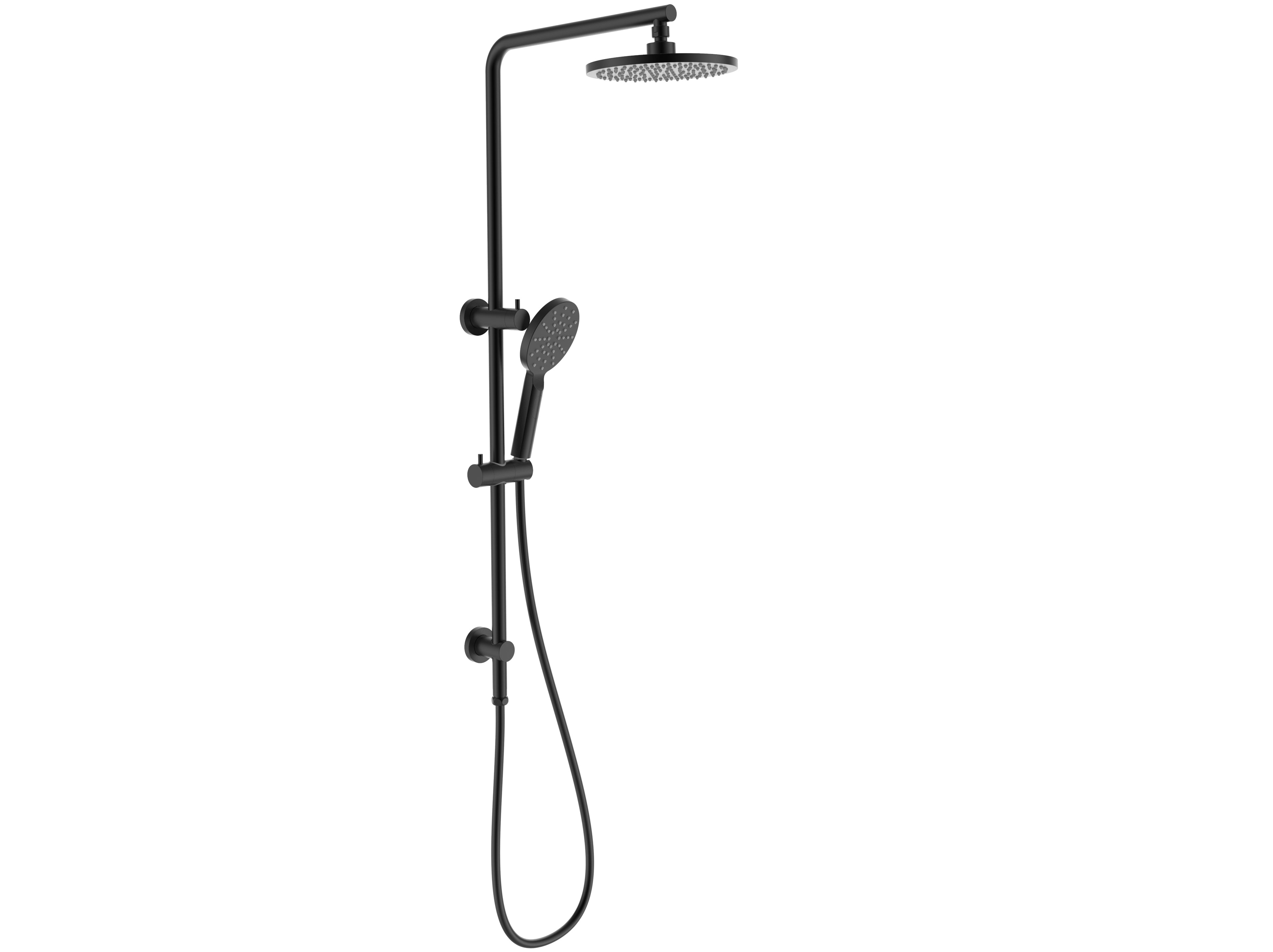 ACL Cora II Shower Set Multifunction | Chrome, Matt Black