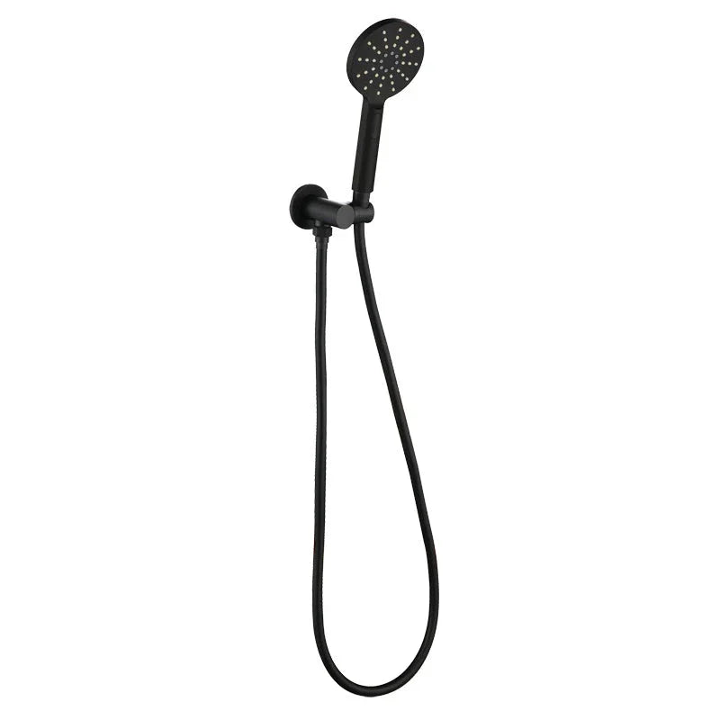 Modern matte black hand shower with hose, Secasa Home bathroom tapware
